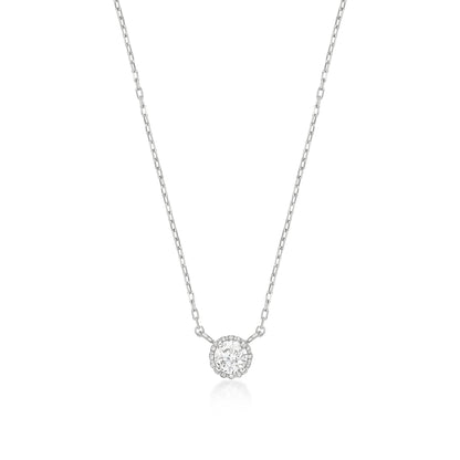 Bezel Flat Loop Necklace 0.1ct - JMW Jewelry Wholesale