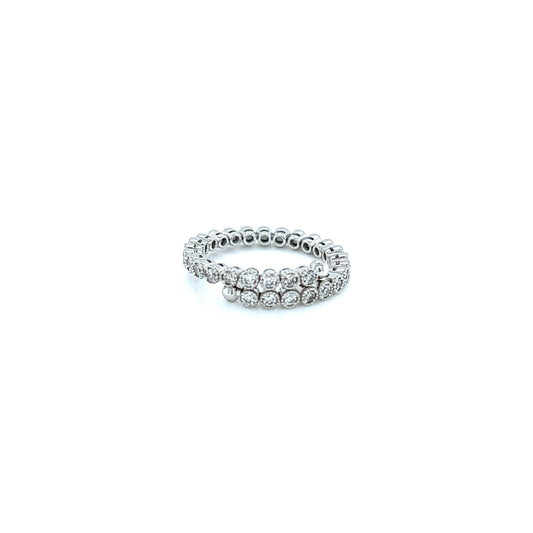 Bezel Half Eternity Flexi Ring 0.6ct - JMW Jewelry Wholesale