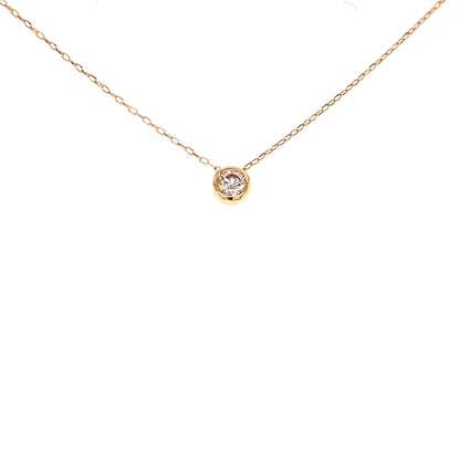 Bezel Necklace 0.08ct - JMW Jewelry Wholesale