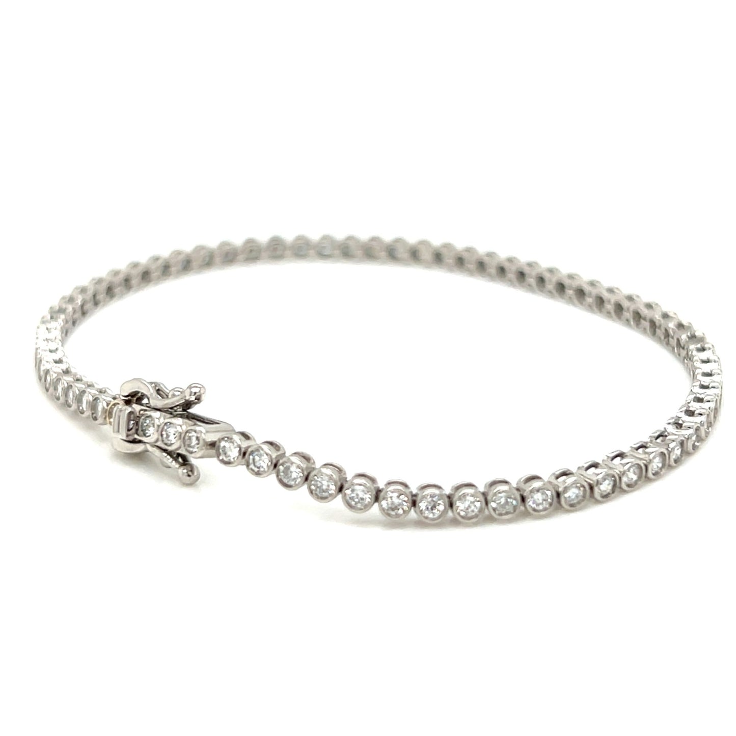 Bezel Tennis Bracelet 1.5ct - JMW Jewelry Wholesale