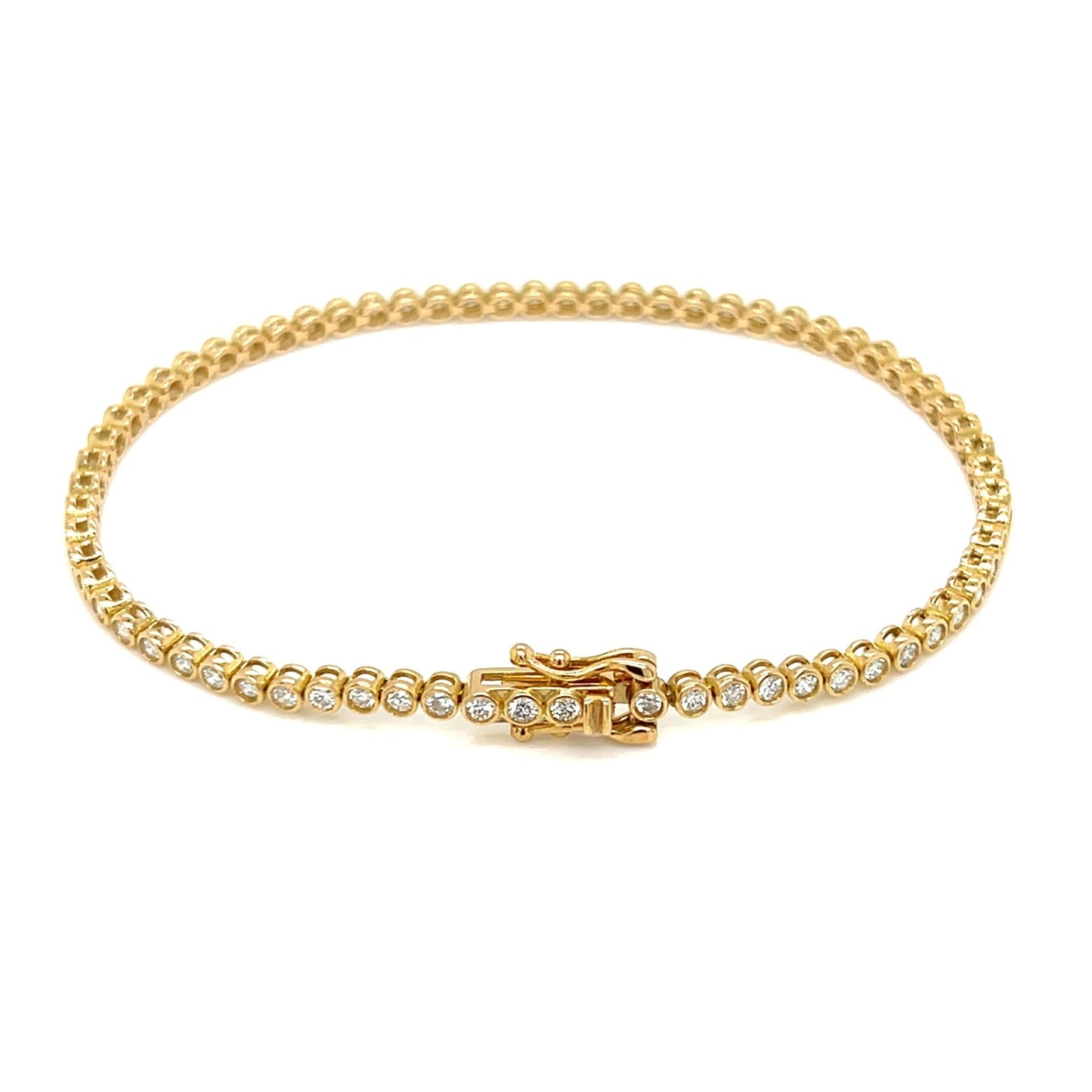 Bezel Tennis Bracelet 1.5ct - JMW Jewelry Wholesale
