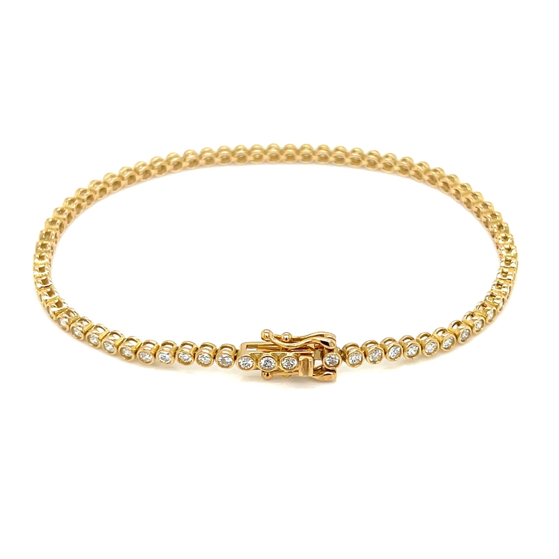 Bezel Tennis Bracelet 1.5ct - JMW Jewelry Wholesale