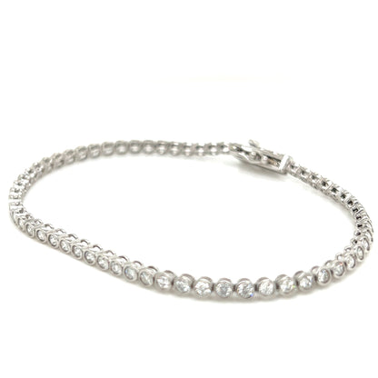 Bezel Tennis Bracelet 2ct - JMW Jewelry Wholesale