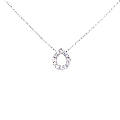 Big Hollow 12 Dia Waterdrop Necklace 0.1ct - JMW Jewelry Wholesale