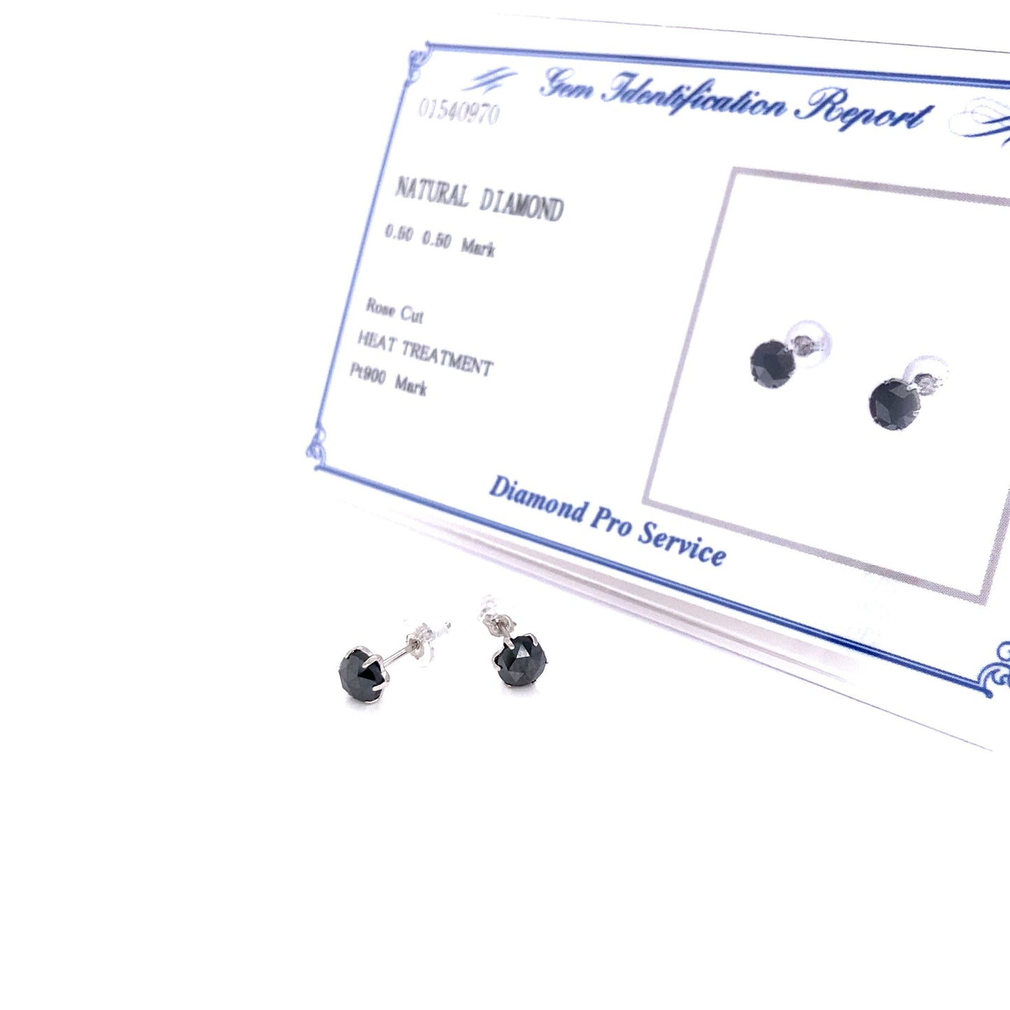 Black Diamond Earrings 1ct - JMW Jewelry Wholesale