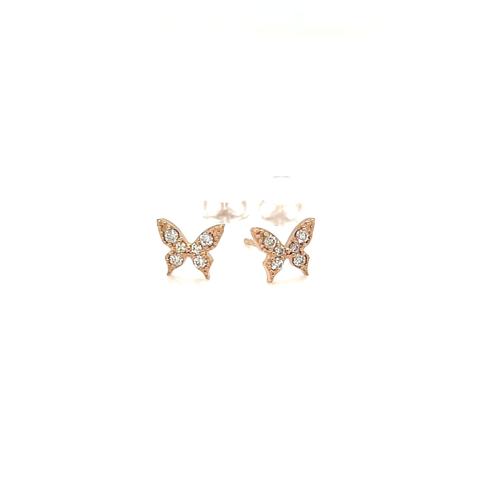 Butterfly Earrings 0.1ct - JMW Jewelry Wholesale