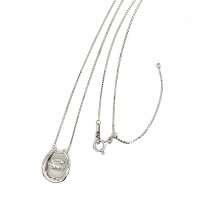 CGL - DS Horseshoe Necklace 1ct - JMW Jewelry Wholesale