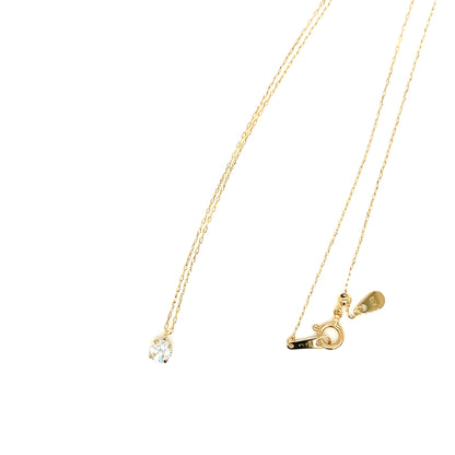 CGL Single Dia 4 Prong Necklace 0.25ct - JMW Jewelry Wholesale