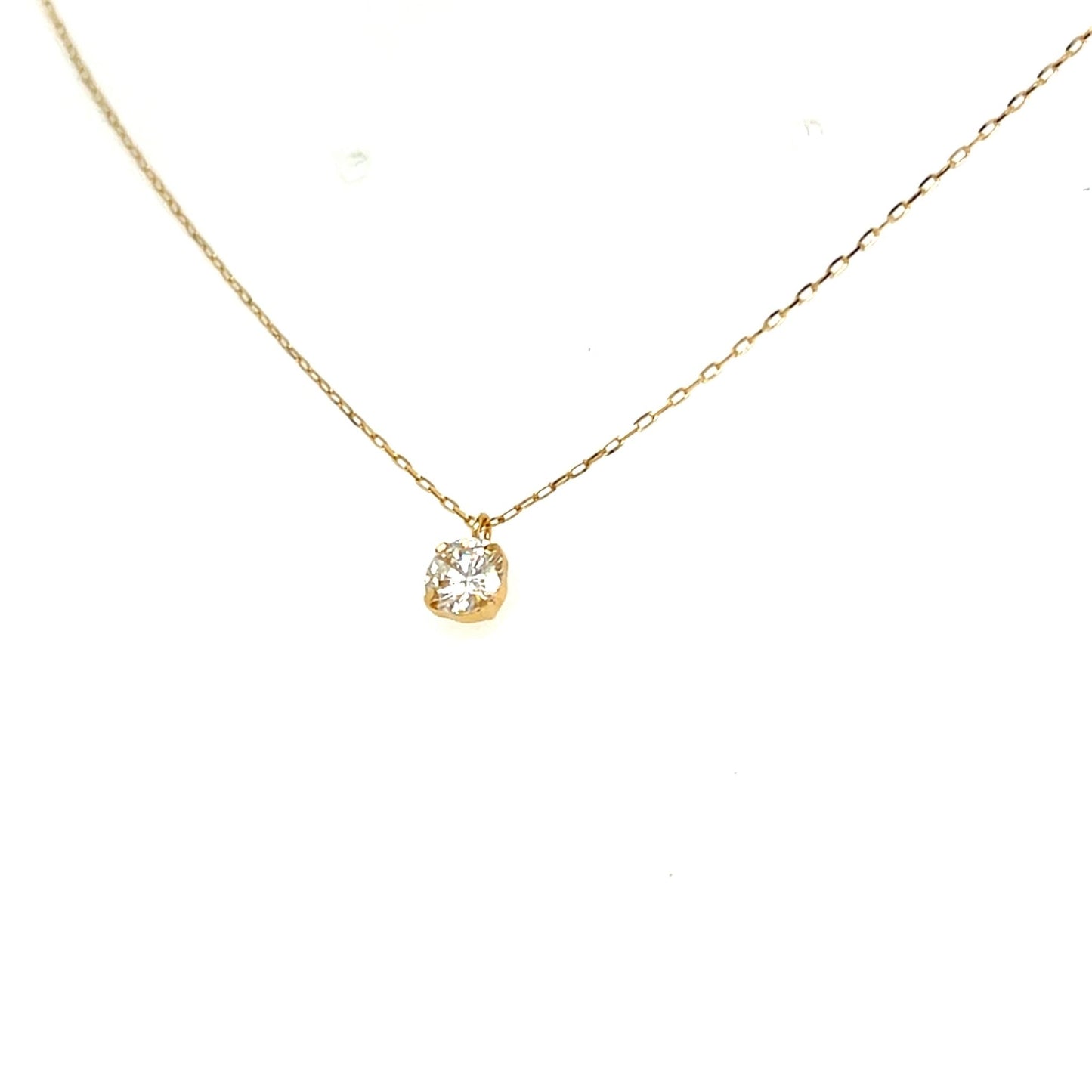 CGL Single Dia 4 Prong Necklace 0.25ct - JMW Jewelry Wholesale
