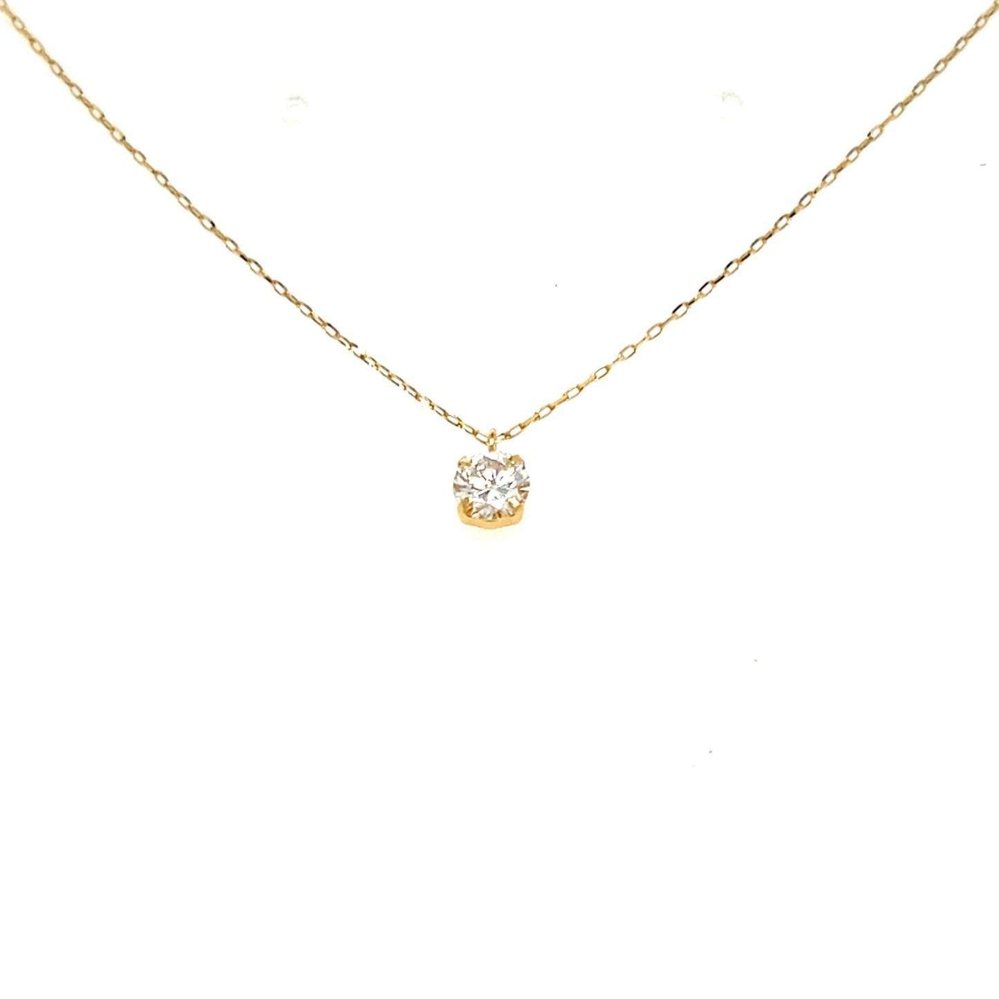 CGL Single Dia 4 Prong Necklace 0.25ct - JMW Jewelry Wholesale