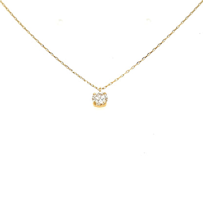 CGL Single Dia 4 Prong Necklace 0.25ct - JMW Jewelry Wholesale