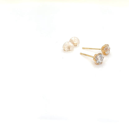 CGL Single Dia Earrings 0.7ct 0.368/0.355ct/G/SI1/GD - JMW Jewelry Wholesale