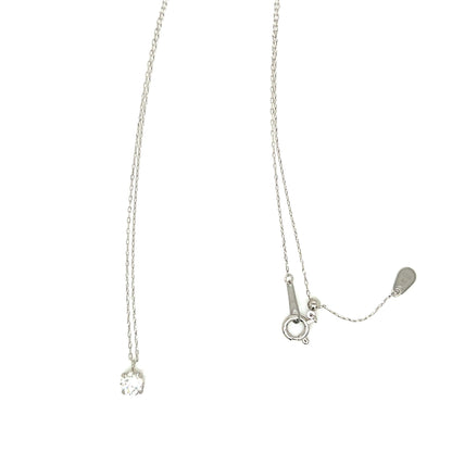 CGL Single Dia Four prong Necklace 0.3ct - JMW Jewelry Wholesale