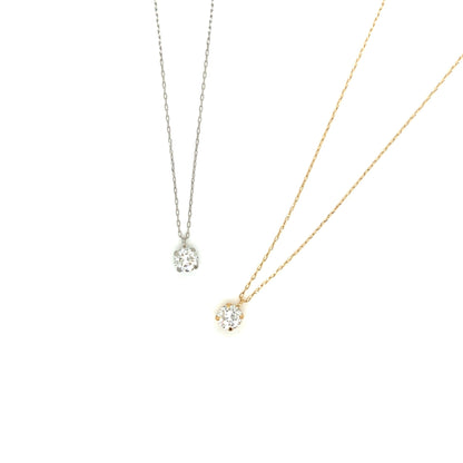 CGL Single Dia Four prong Necklace 0.3ct - JMW Jewelry Wholesale