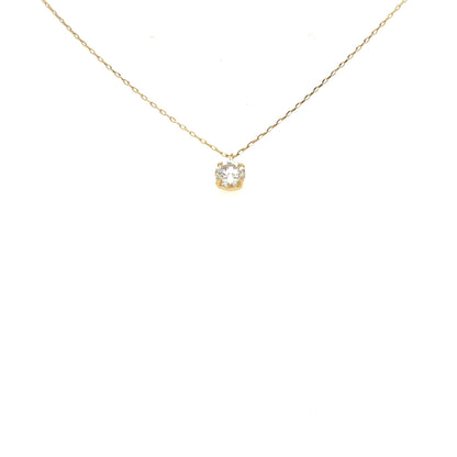 CGL Single Dia Four prong Necklace 0.3ct - JMW Jewelry Wholesale