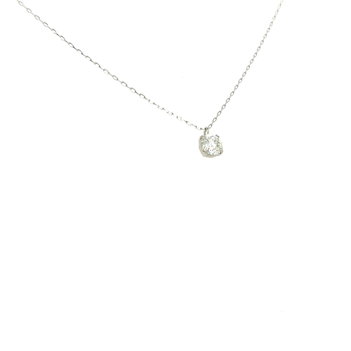 CGL Single Dia Four prong Necklace 0.3ct - JMW Jewelry Wholesale