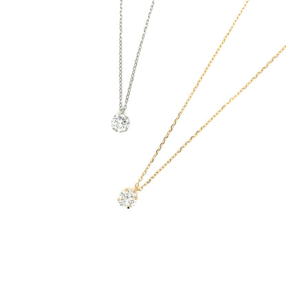 CGL Single Dia Four prong Necklace 0.5ct - JMW Jewelry Wholesale