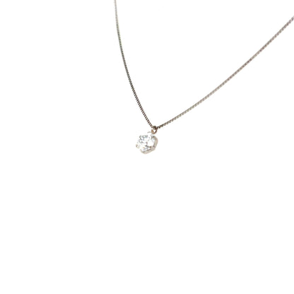 CGL Single Dia Necklace 0.416ct PT - JMW Jewelry Wholesale