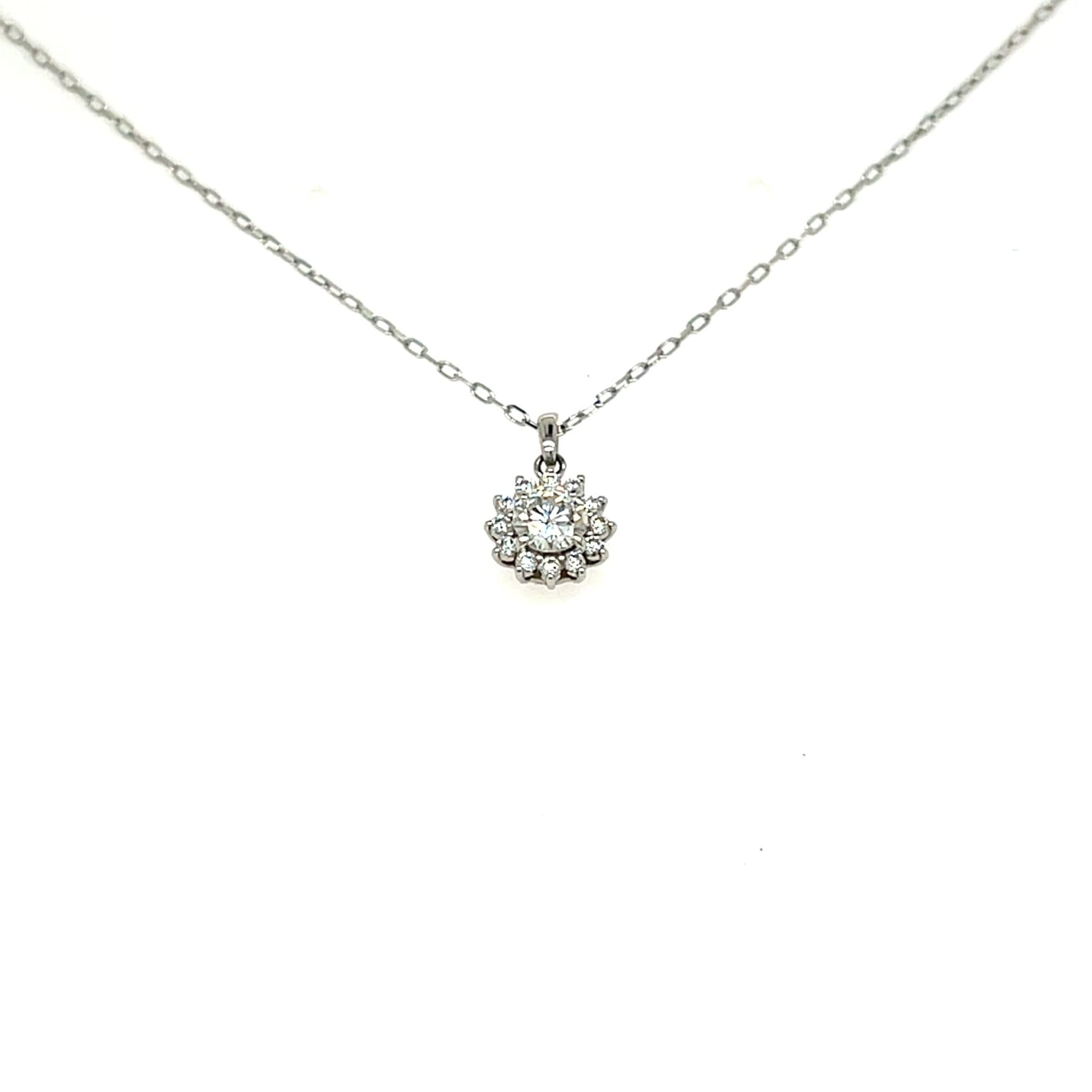 CGL Sunflower Necklace 0.2ct - JMW Jewelry Wholesale