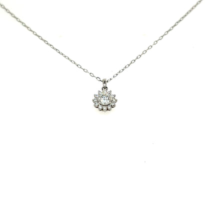 CGL Sunflower Necklace 0.2ct - JMW Jewelry Wholesale