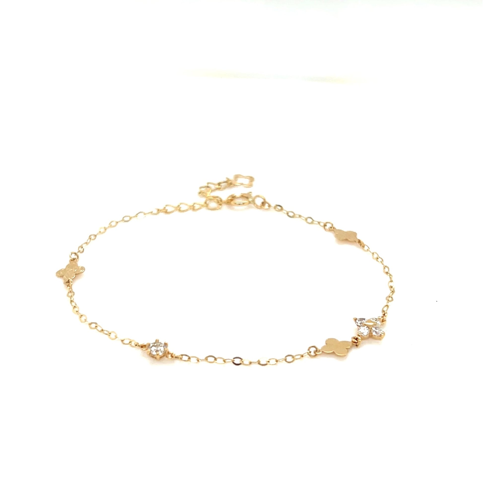 Clover Station Bracelet 0.21ct - JMW Jewelry Wholesale