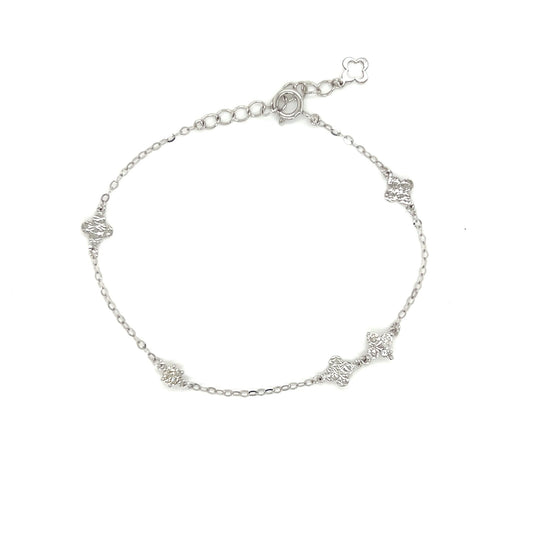 Clover Station Bracelet 0.21ct - JMW Jewelry Wholesale