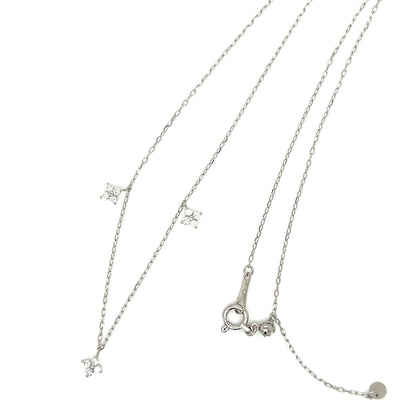 Clover Station Necklace 0.15ct - JMW Jewelry Wholesale