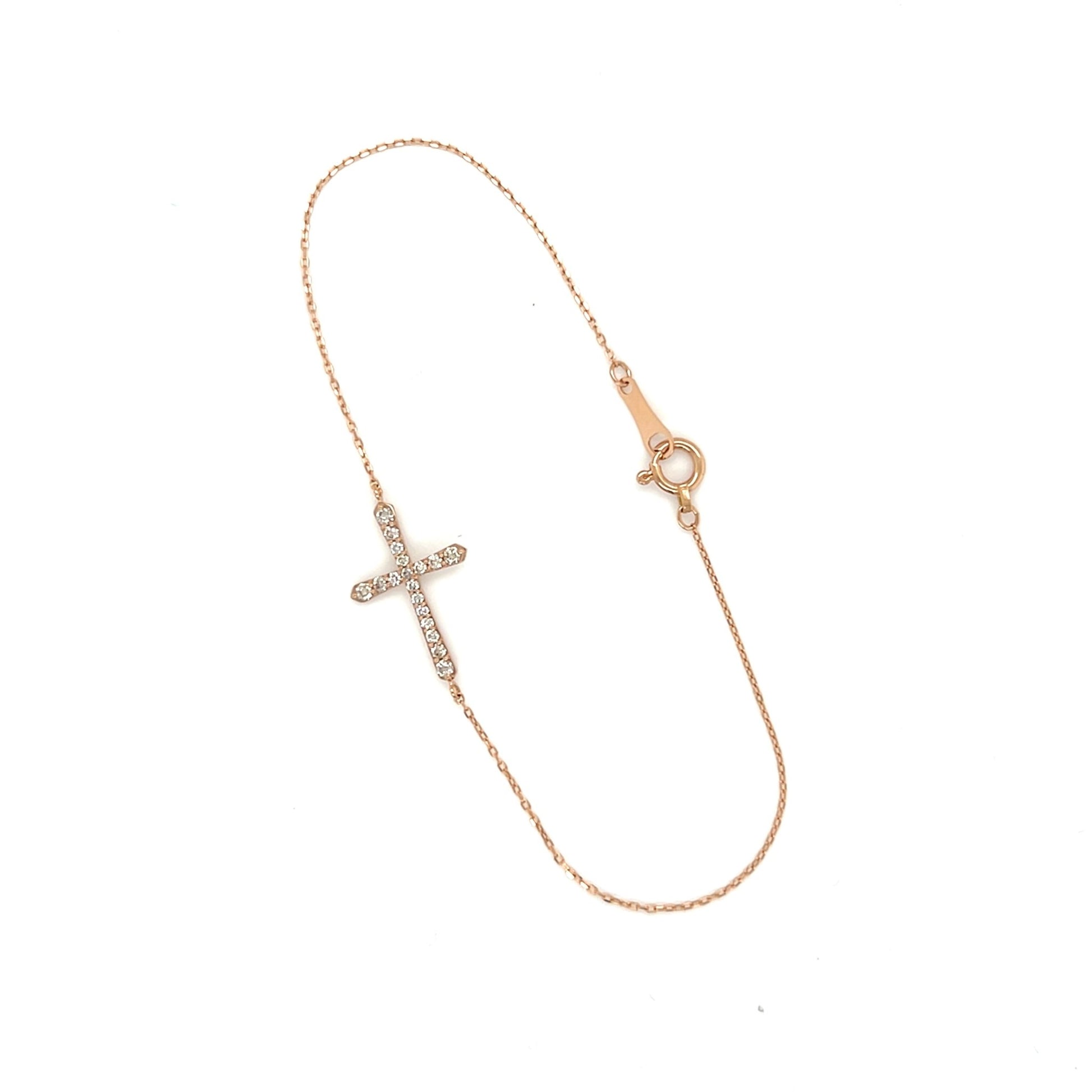 Cross Bracelet 0.15ct - JMW Jewelry Wholesale