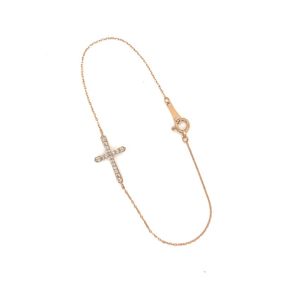 Cross Bracelet 0.15ct - JMW Jewelry Wholesale