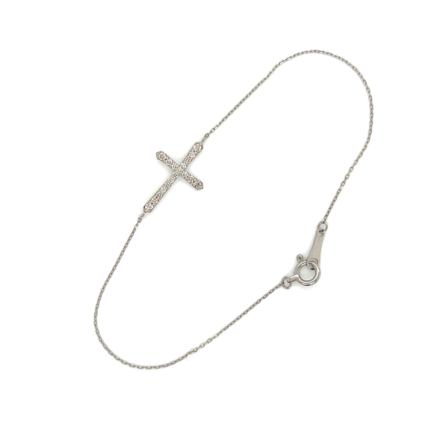 Cross Bracelet 0.15ct - JMW Jewelry Wholesale