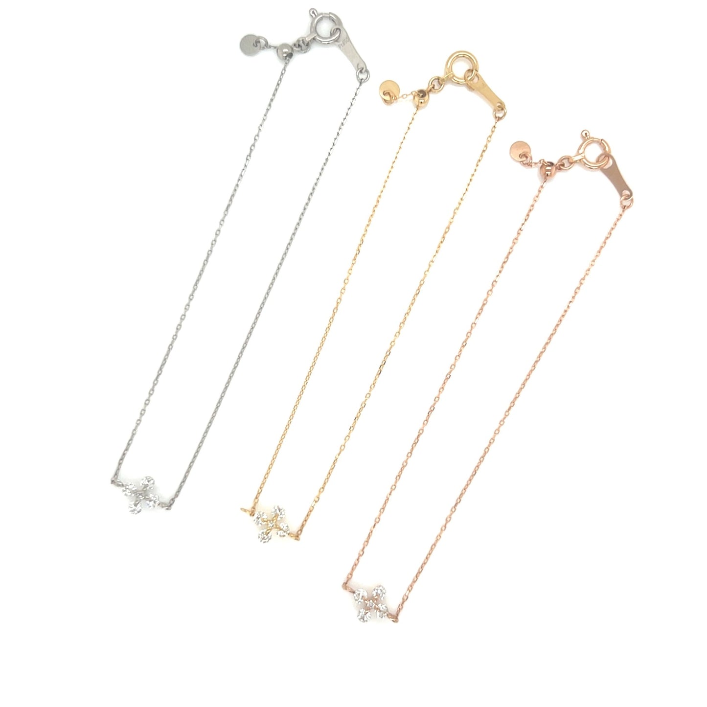 Cross Flower Bracelet 0.12ct - JMW Jewelry Wholesale
