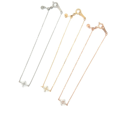 Cross Flower Bracelet 0.12ct - JMW Jewelry Wholesale