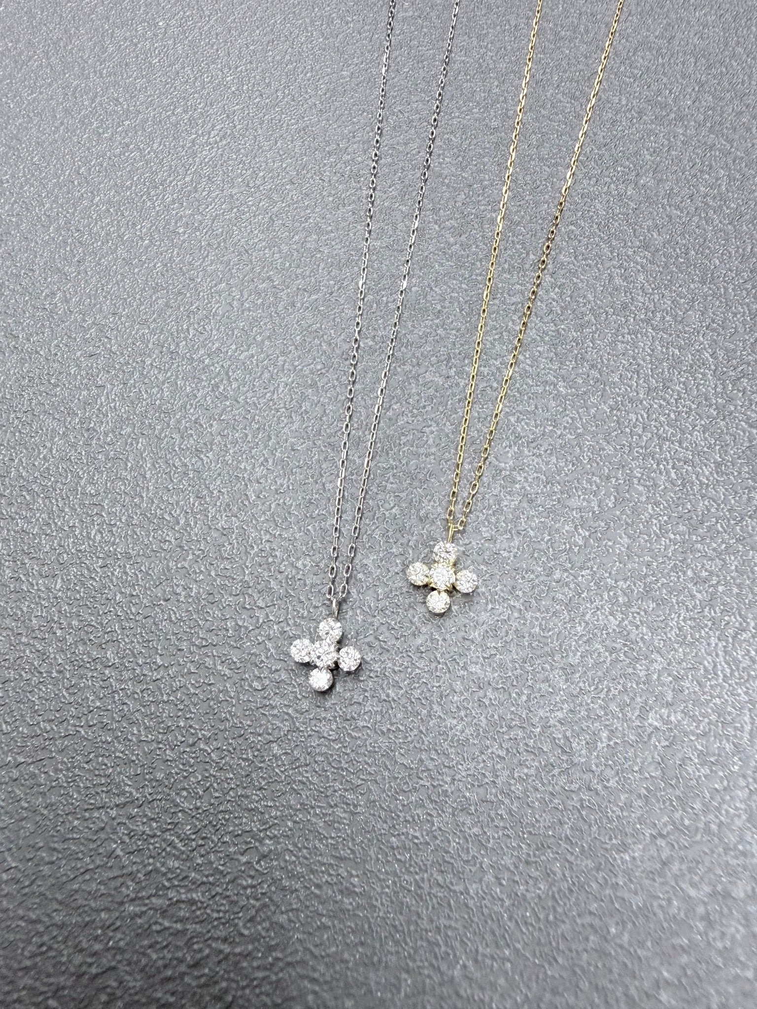 Cross Flower Necklace 0.2ct - JMW Jewelry Wholesale