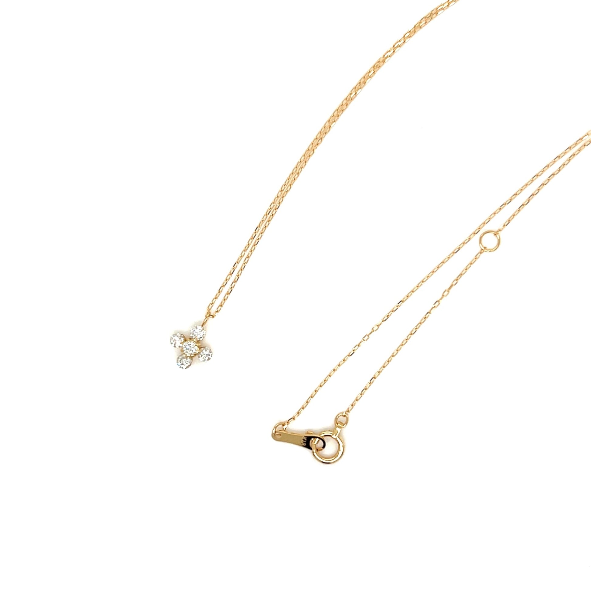 Cross Flower Necklace 0.2ct - JMW Jewelry Wholesale