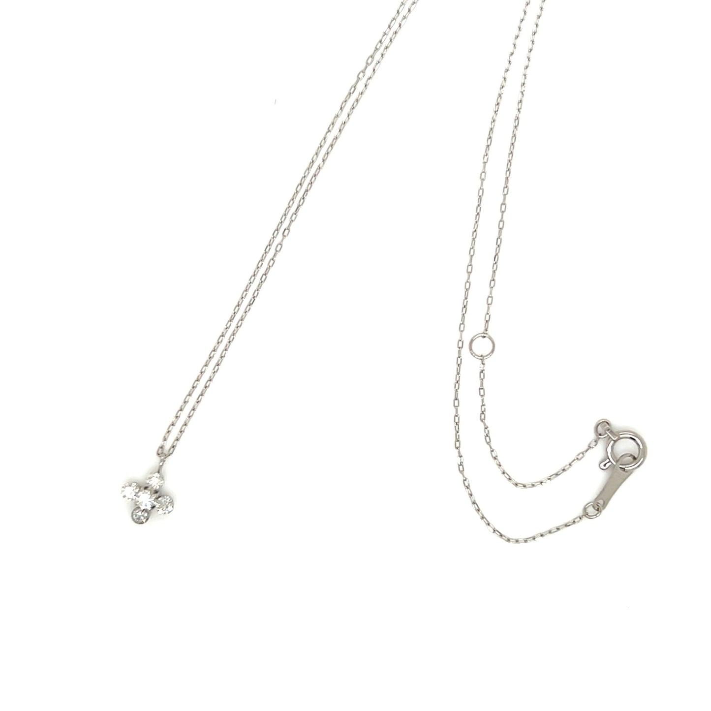 Cross Flower Necklace 0.2ct - JMW Jewelry Wholesale