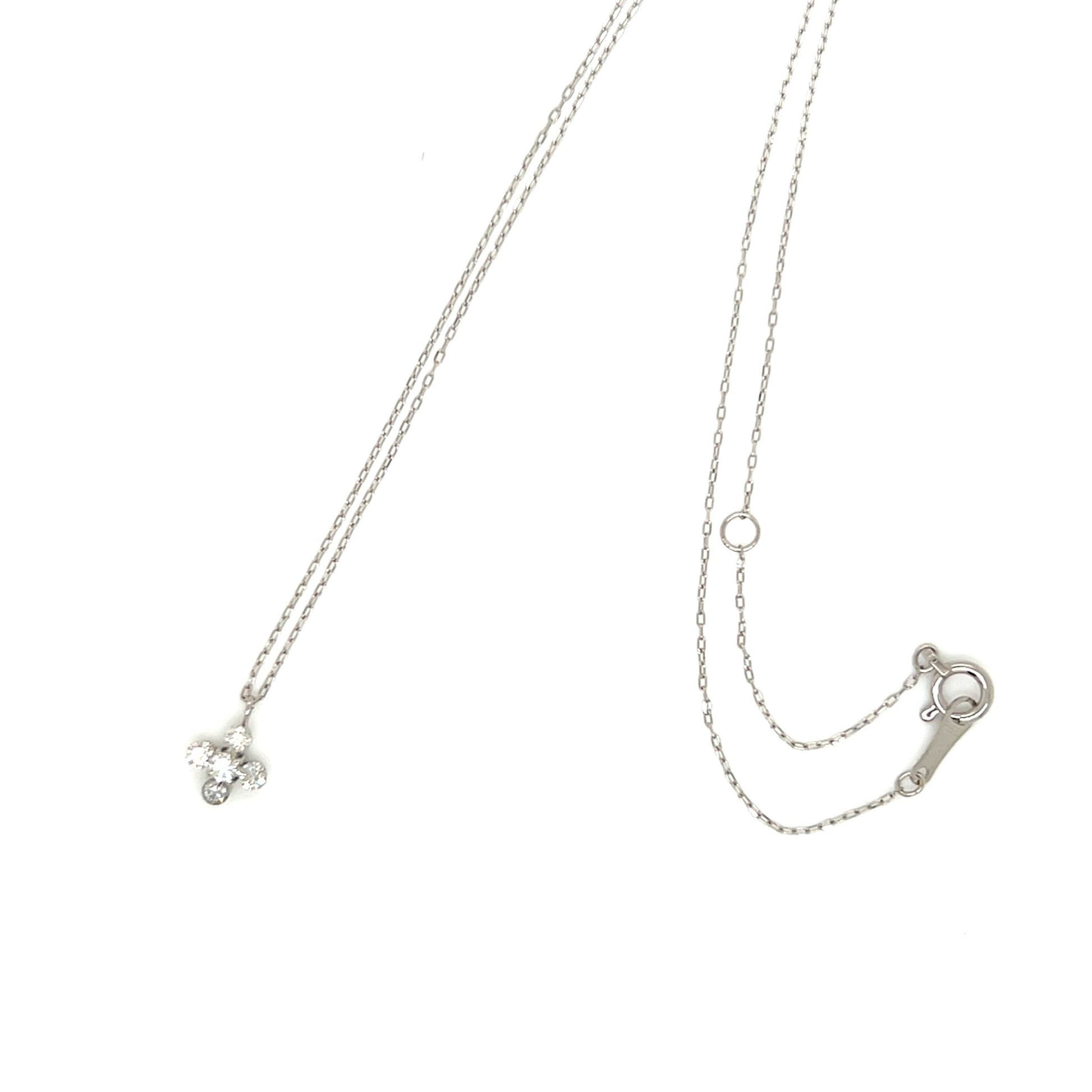 Cross Flower Necklace 0.2ct - JMW Jewelry Wholesale