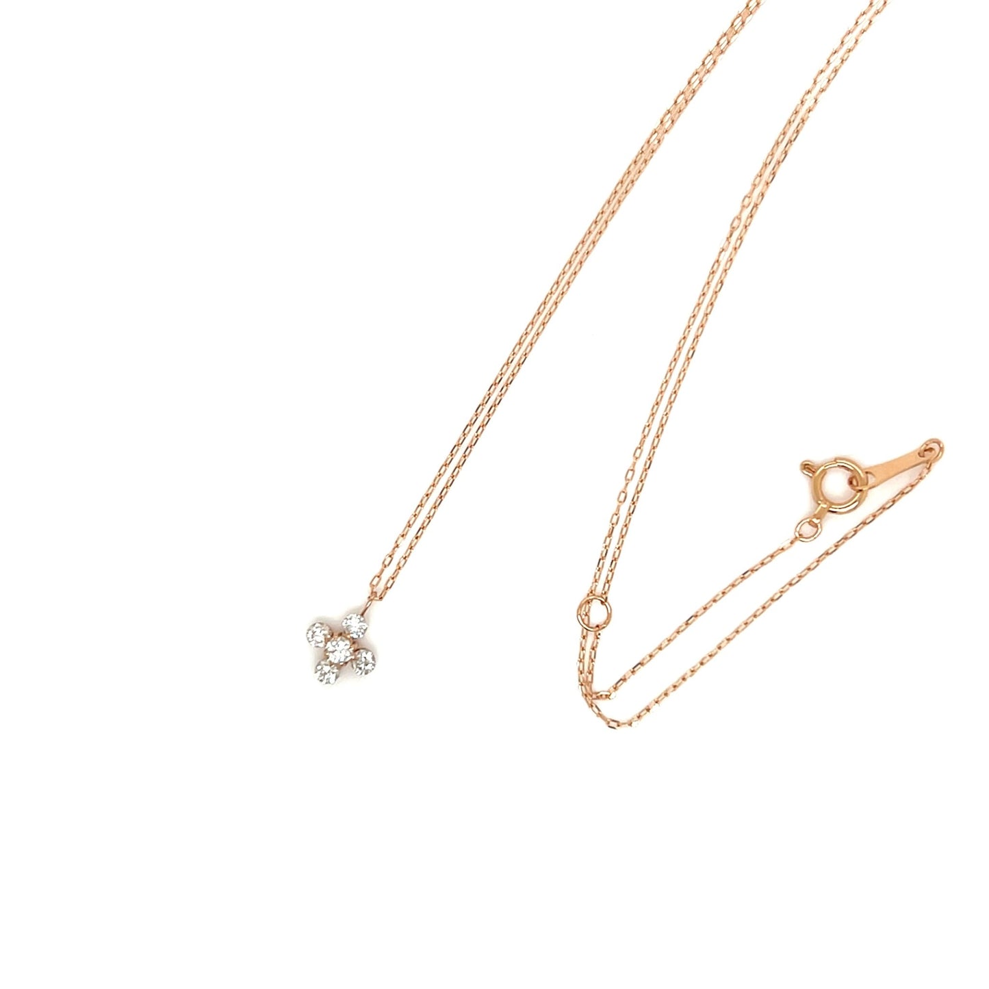 Cross Flower Necklace 0.2ct - JMW Jewelry Wholesale