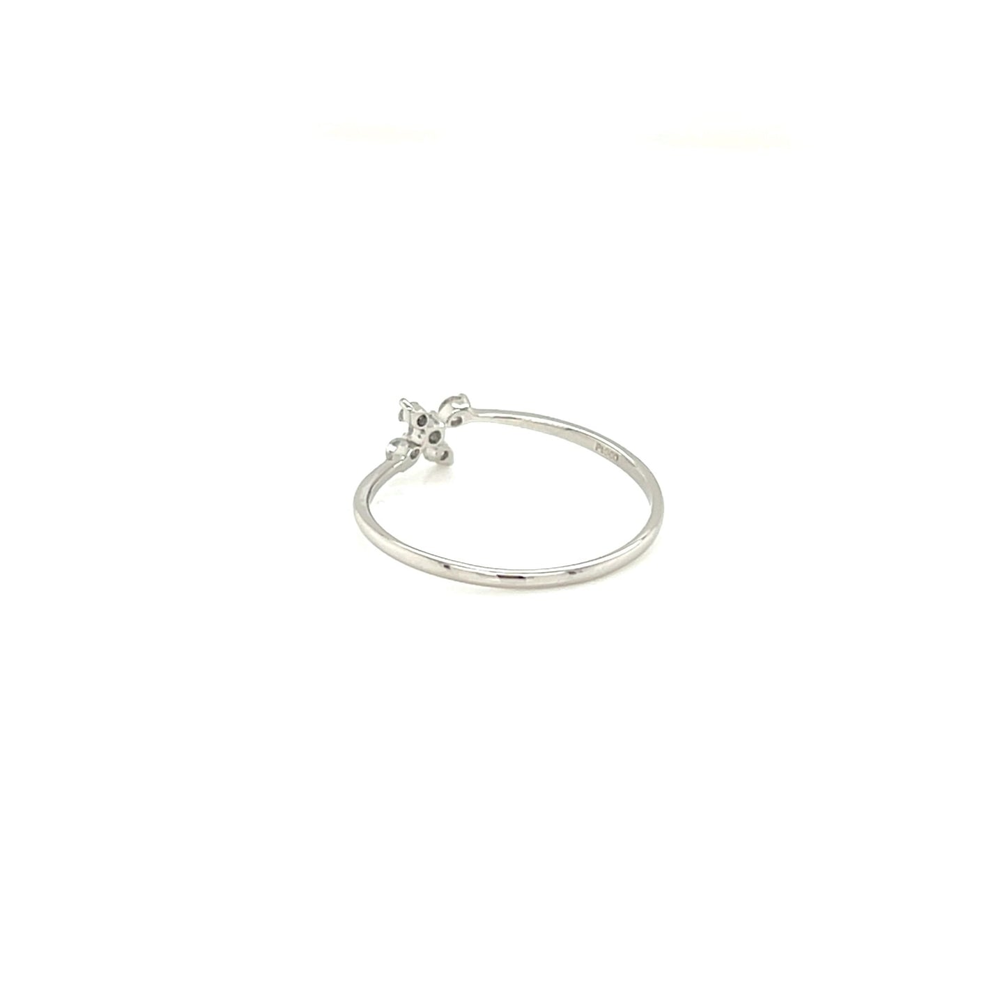 Cross Flower Ring 0.1ct - JMW Jewelry Wholesale