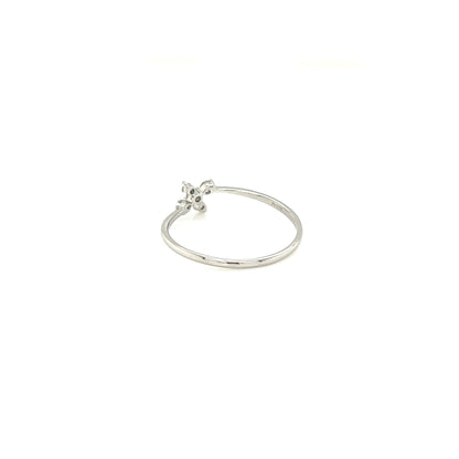 Cross Flower Ring 0.1ct - JMW Jewelry Wholesale