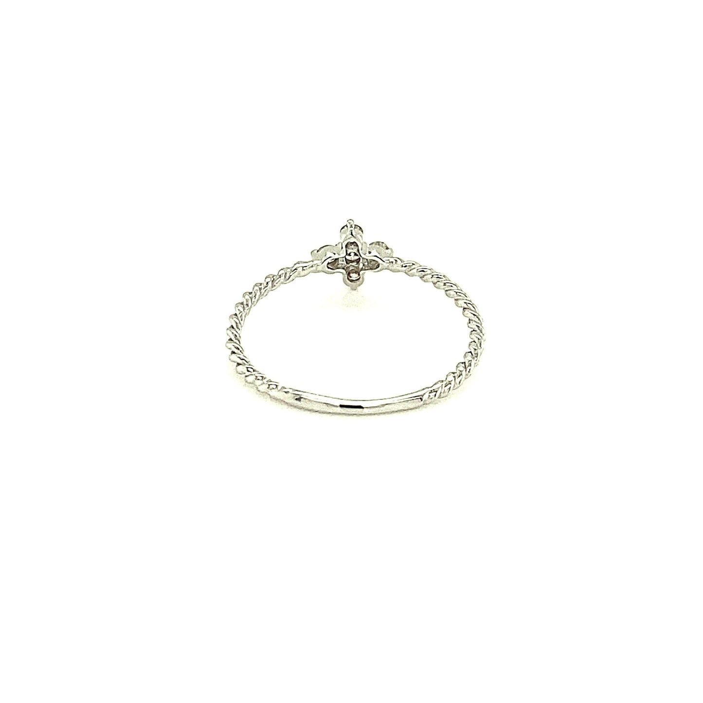 Cross Ripple ring 0.1ct - JMW Jewelry Wholesale