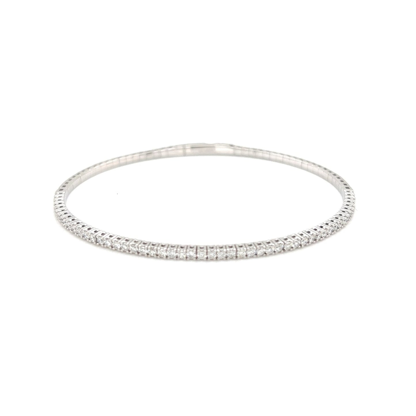 Diamond Spring Bangle 1ct - JMW Jewelry Wholesale