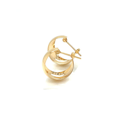Dome Hoop Earrings - JMW Jewelry Wholesale