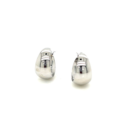 Dome Hoop Earrings - JMW Jewelry Wholesale