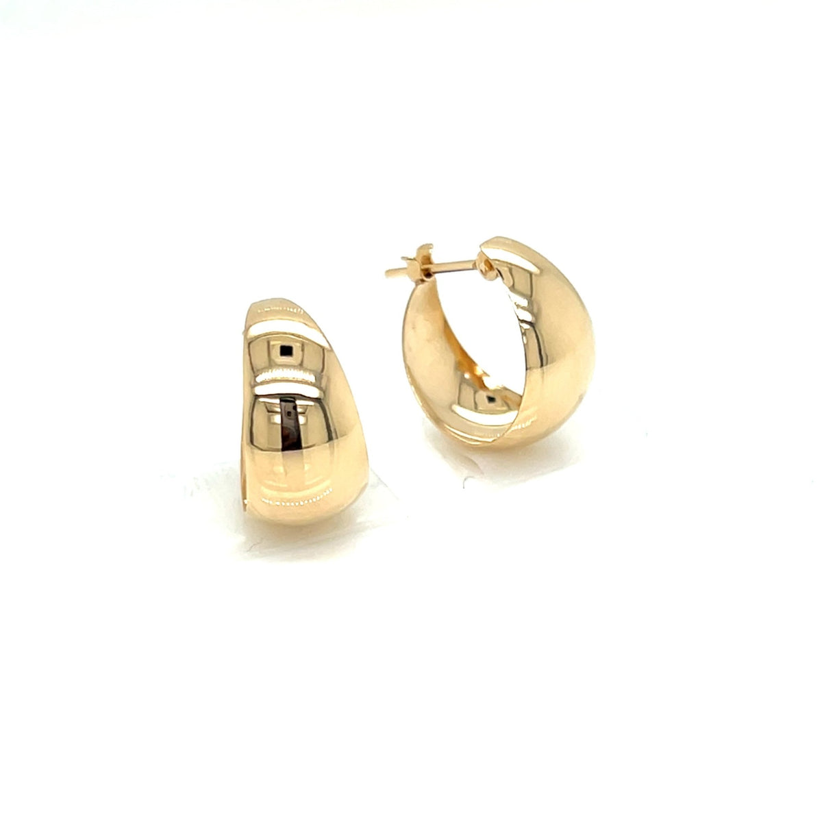 Dome Hoop Earrings - JMW Jewelry Wholesale