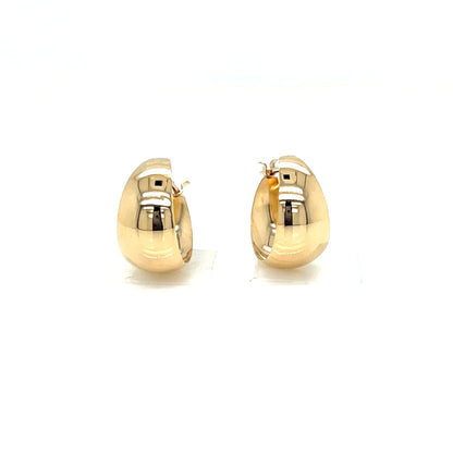 Dome Hoop Earrings - JMW Jewelry Wholesale