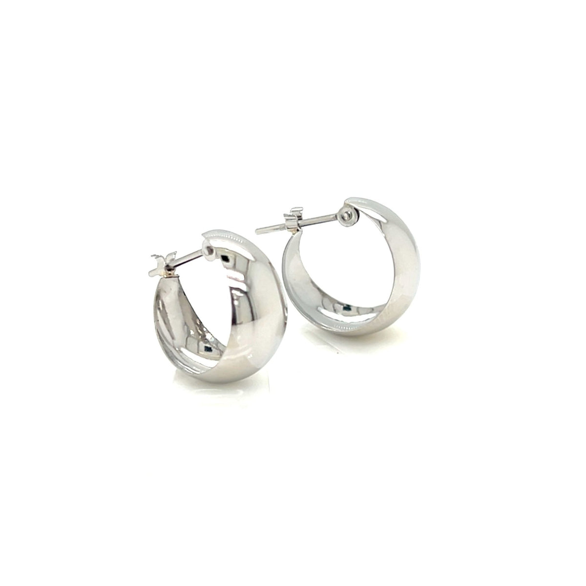 Dome Hoop Earrings - JMW Jewelry Wholesale