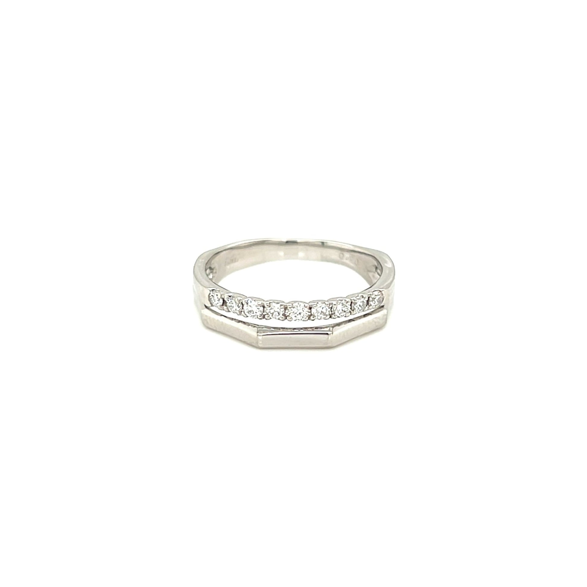 Double Line Edge Ring 0.2ct - JMW Jewelry Wholesale