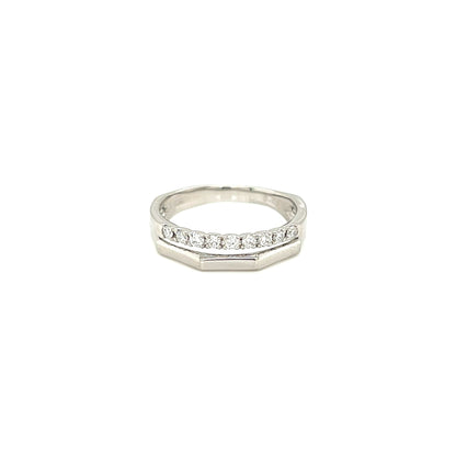 Double Line Edge Ring 0.2ct - JMW Jewelry Wholesale
