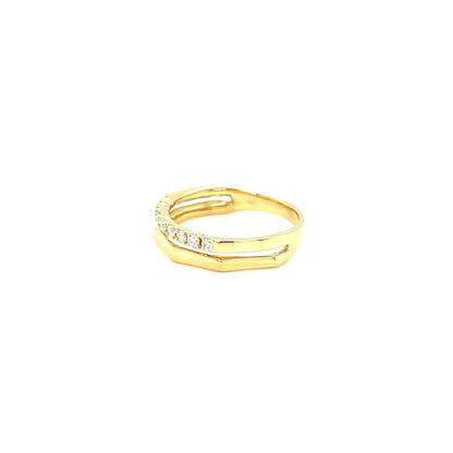 Double Line Edge Ring 0.2ct - JMW Jewelry Wholesale