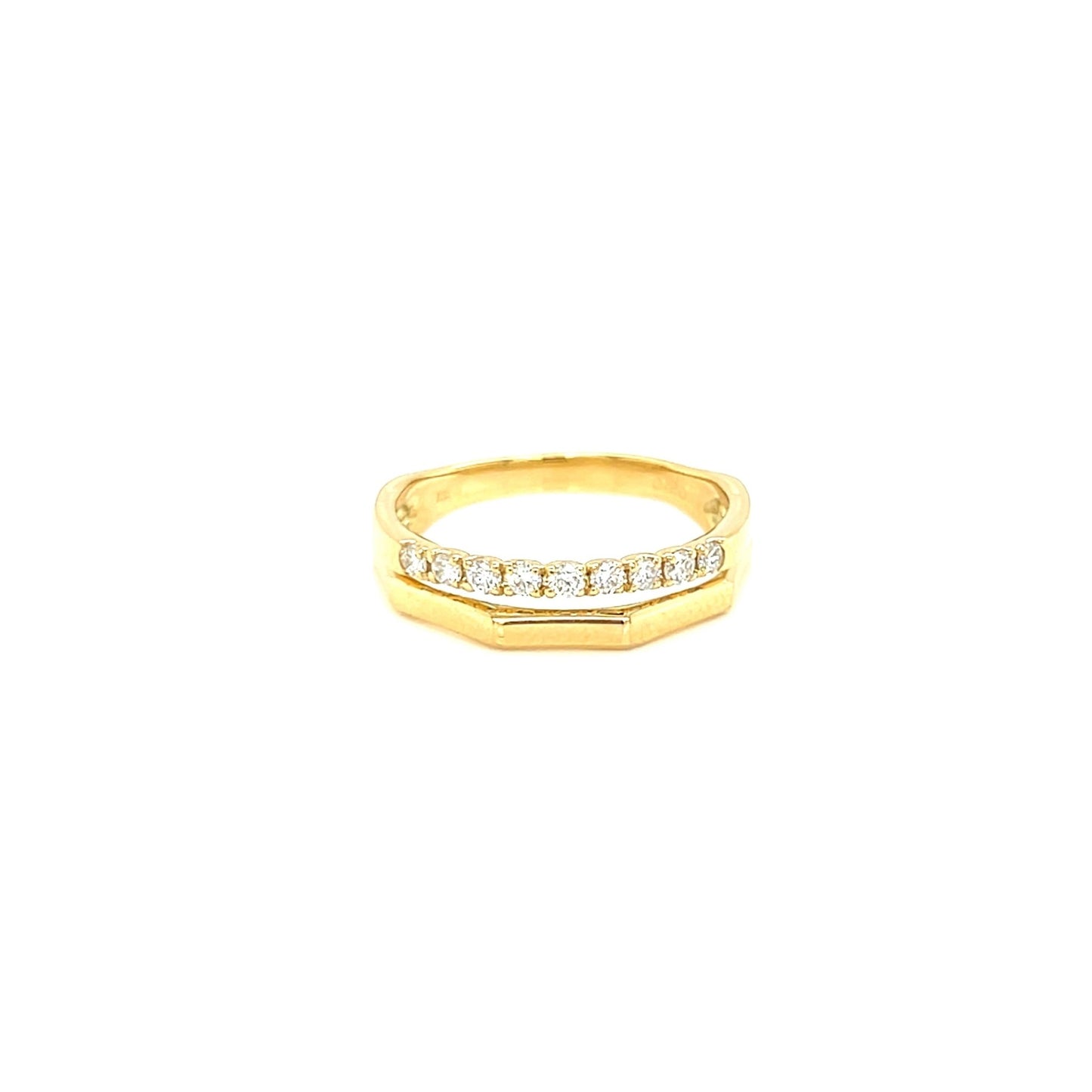 Double Line Edge Ring 0.2ct - JMW Jewelry Wholesale